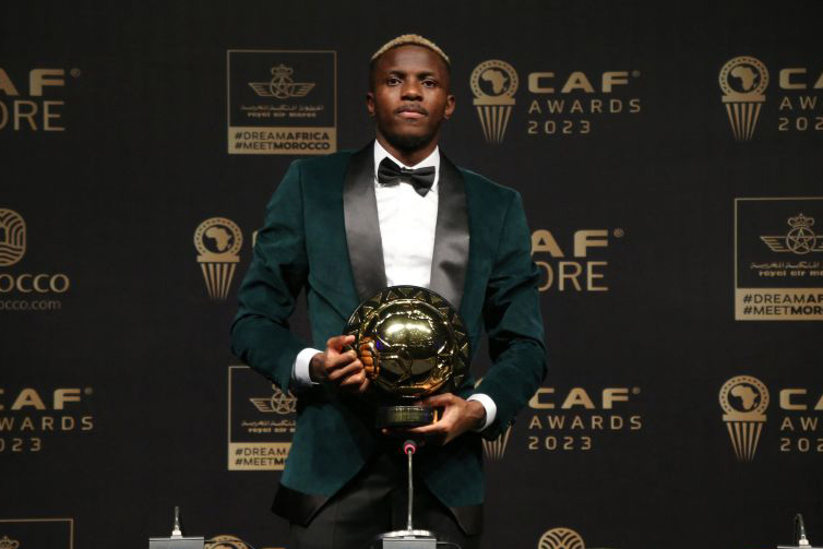 Victor Osimhen terpilih sebagai Pemain Terbaik Afrika 2023 Victor Osimhen terpilih sebagai Pemain Terbaik Afrika 2023