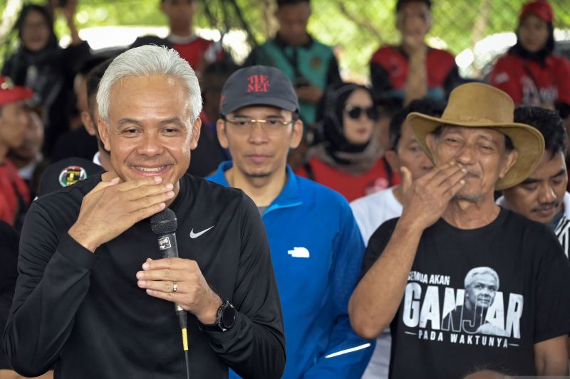 Hari ketujuh kampanye, Ganjar ke Palu dan Donggala