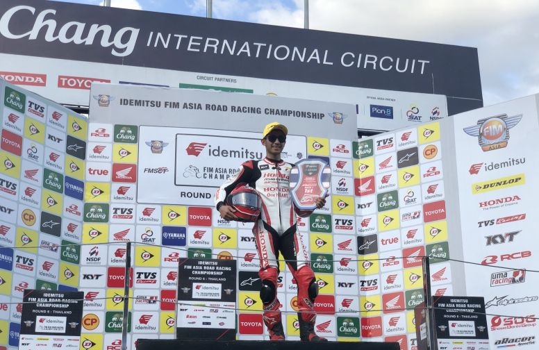 Andi Gilang senang tutup seri pamungkas ARRC di Buriram dengan P2 Andi Gilang senang tutup seri pamungkas ARRC di Buriram dengan P2