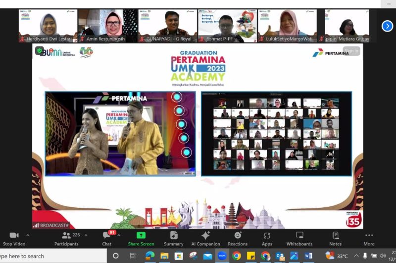 Pertamina catat 573 UMK naik kelas lewat program UMK Academy 2023 Pertamina catat 573 UMK naik kelas lewat program UMK Academy 2023