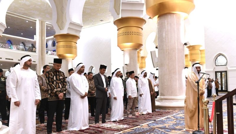 Presiden katakan Masjid Jokowi di Abu Dhabi tanda keakraban RI-PEA