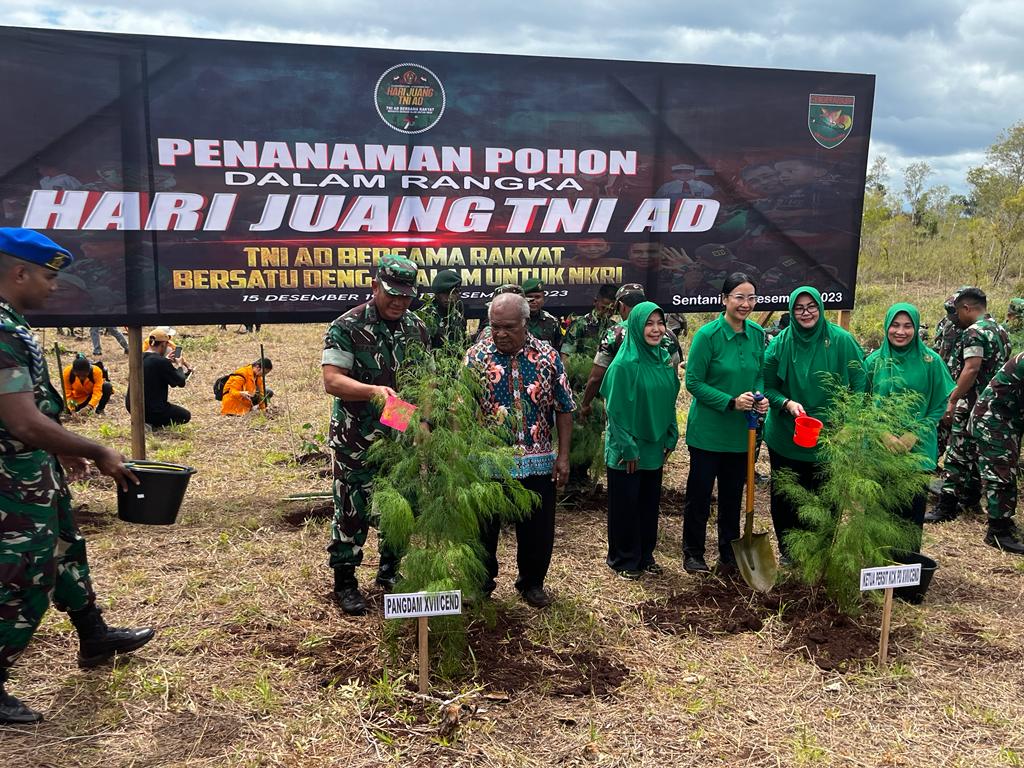 Kodam XVII/Cenderawasih tanam 3.000 pohon di kawasan Cagar Alam Cyclop Sentani