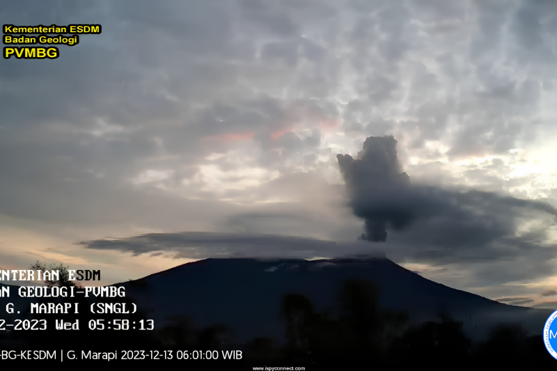 Gunung Marapi alami erupsi pada Rabu pagi Gunung Marapi alami erupsi pada Rabu pagi