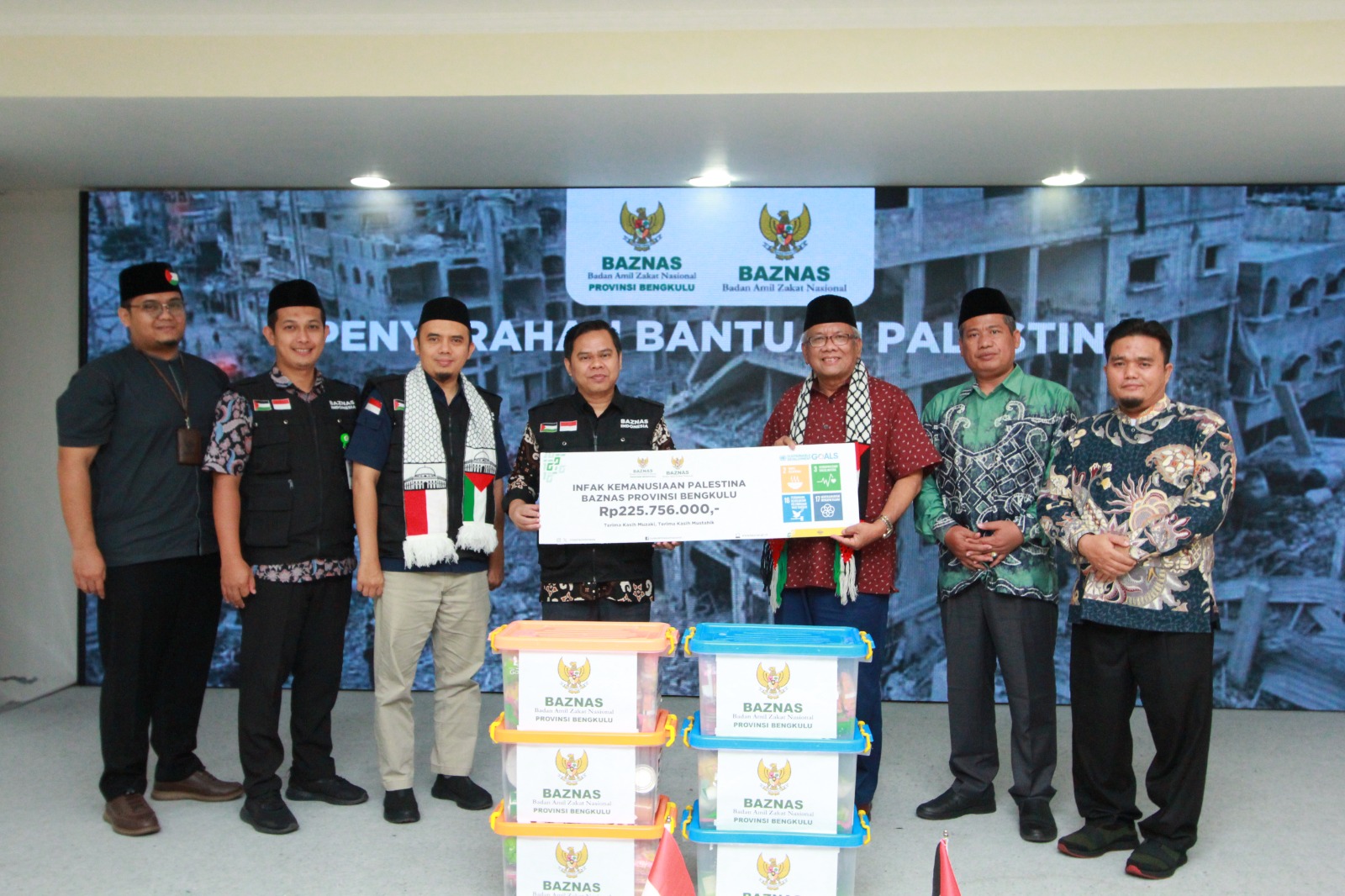 BAZNAS Bengkulu salurkan infak kemanusiaan Palestina tahap dua melalui BAZNAS RI BAZNAS Bengkulu salurkan infak kemanusiaan Palestina tahap dua melalui BAZNAS RI