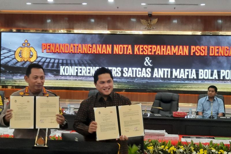 Polri dan PSSI sepakat ciptakan sepak bola bersih dari kecurangan Polri dan PSSI sepakat ciptakan sepak bola bersih dari kecurangan