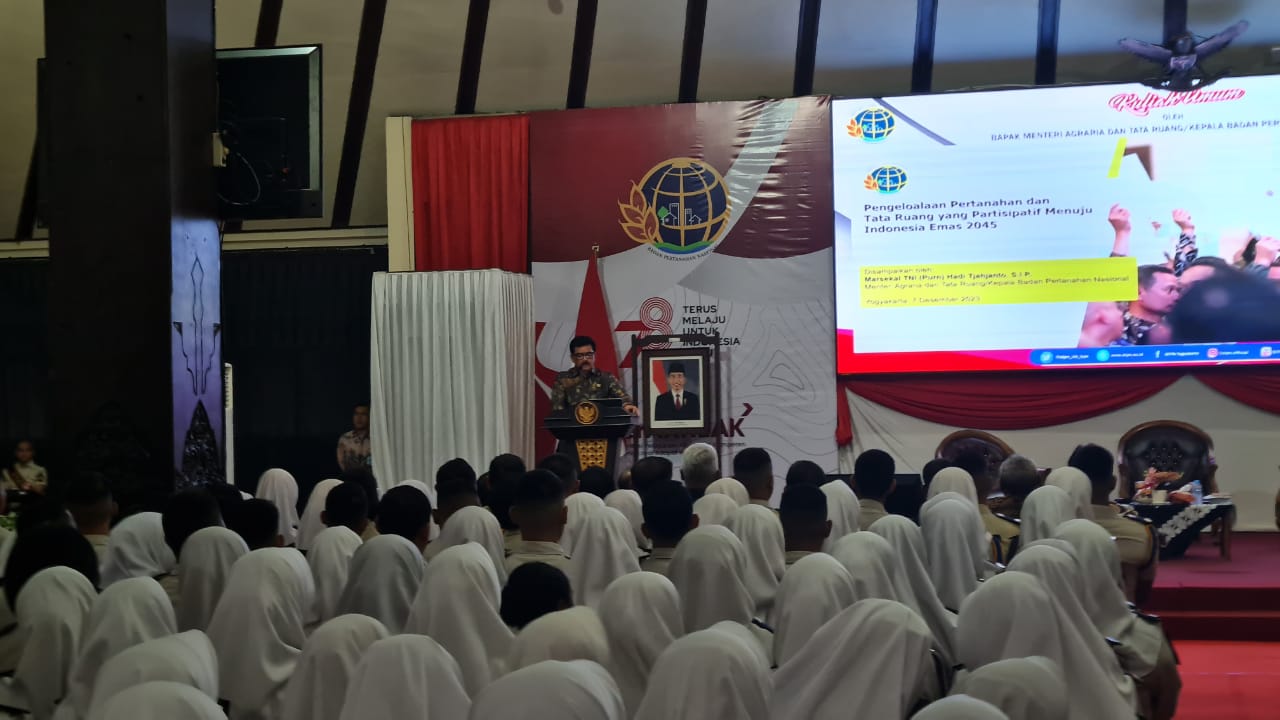 Di hadapan siswa STPN Menteri ATR/BPN beri gambaran wujudkan Indonesia Emas 2045 Di hadapan siswa STPN Menteri ATR/BPN beri gambaran wujudkan Indonesia Emas 2045