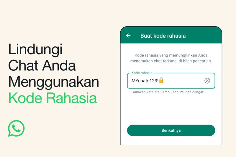 WhatsApp tambah fungsi kode rahasia dalam fitur Chat Lock WhatsApp tambah fungsi kode rahasia dalam fitur Chat Lock