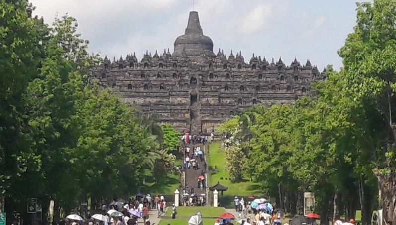 Pengunjung Candi Borobudur selama libur Natal 2023 meningkat