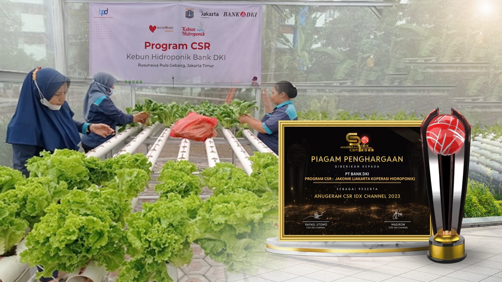 Terapkan bisnis berkelanjutan, Bank DKI raih penghargaan Anugerah CSR IDX Channel 2023 Terapkan bisnis berkelanjutan, Bank DKI raih penghargaan Anugerah CSR IDX Channel 2023