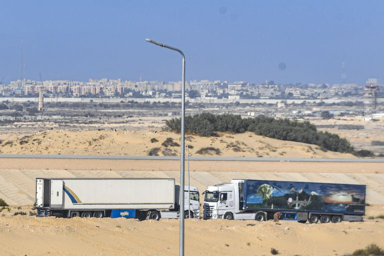193 truk pengangkut bantuan kemanusiaan masuki Gaza via Rafah 193 truk pengangkut bantuan kemanusiaan masuki Gaza via Rafah