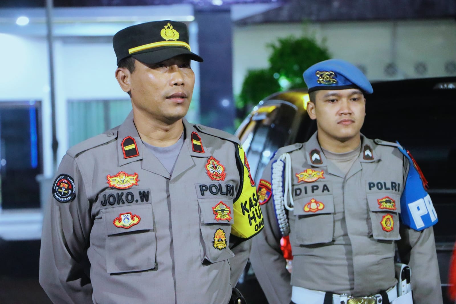 Melalui pemasangan spanduk, Satgas Humas sosialisasikan Pemilu Damai Melalui pemasangan spanduk, Satgas Humas sosialisasikan Pemilu Damai