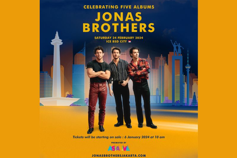 Jonas Brothers akan sapa penggemar Indonesia Februari 2024 Jonas Brothers akan sapa penggemar Indonesia Februari 2024
