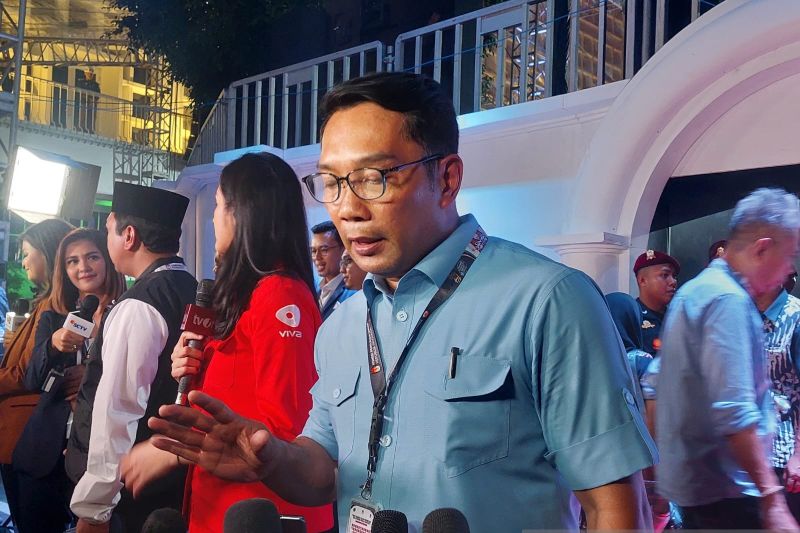 Ridwan Kamil nilai angka elektabilitas tidak berubah secara signifikan setelah debat capres