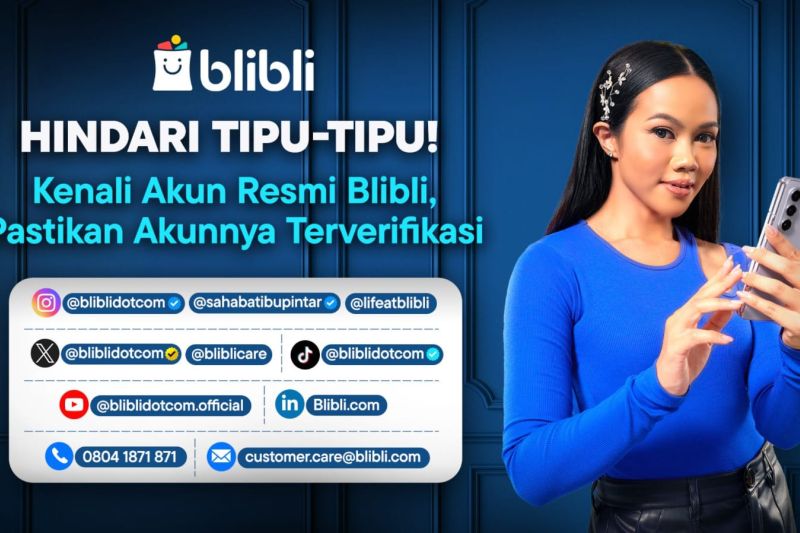 Empat resep hindari penipuan online menurut Blibli Empat resep hindari penipuan online menurut Blibli