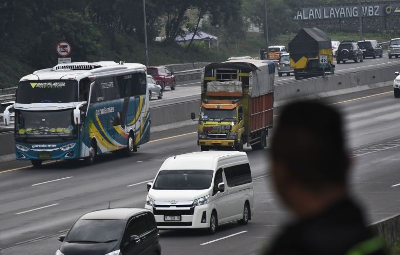 Penerapan contraflow dari Cipali hingga Tol Japek di dukung Jasa Marga Penerapan contraflow dari Cipali hingga Tol Japek di dukung Jasa Marga