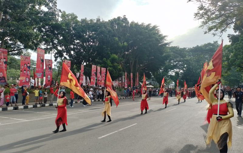 HUT PDIP di Lebak disemarakkan bersih lingkungan dan karnaval budaya