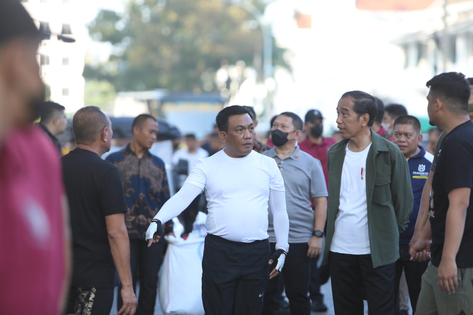 Tinjau pembangunan Kota Medan, Presiden beri arahan Kapolda Sumut 