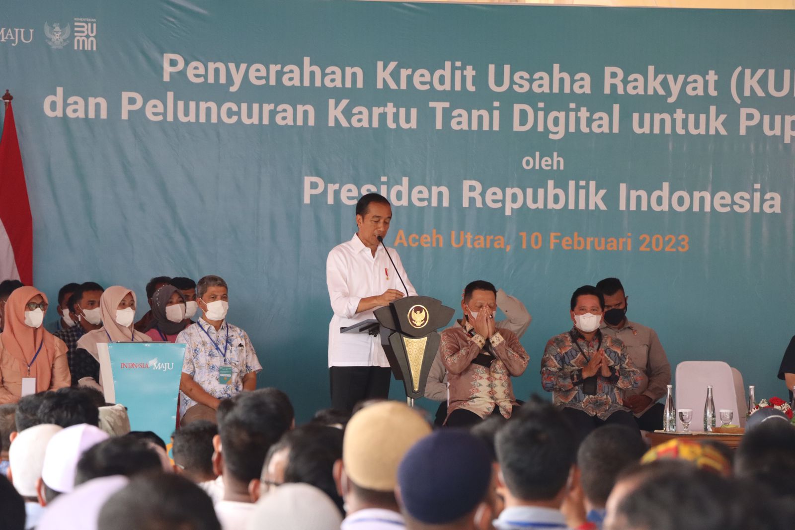 Kapolda Aceh dampingi Presiden Jokowi luncurkan Kartu Tani Digital Kapolda Aceh dampingi Presiden Jokowi luncurkan Kartu Tani Digital