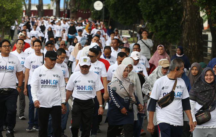46 ribu warga Aceh ramaikan jalan sehat bersama BUMN