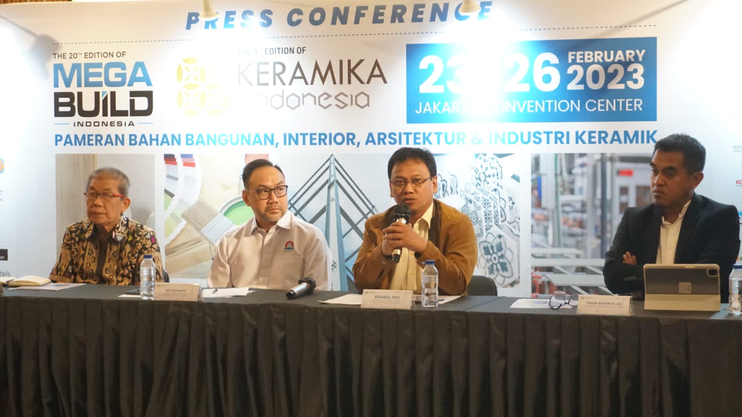 Dukung industri konstruksi, pameran Megabuild & Keramika 2023 digelar