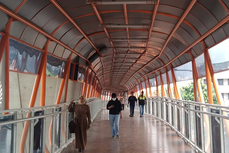 Bina Marga DKI tegaskan skywalk Kebayoran bukan jalur umum