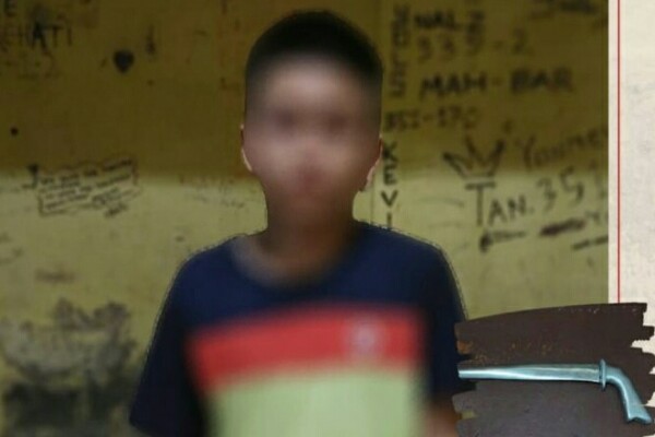 Aniaya seorang perempuan dengan sajam, HM diamankan petugas