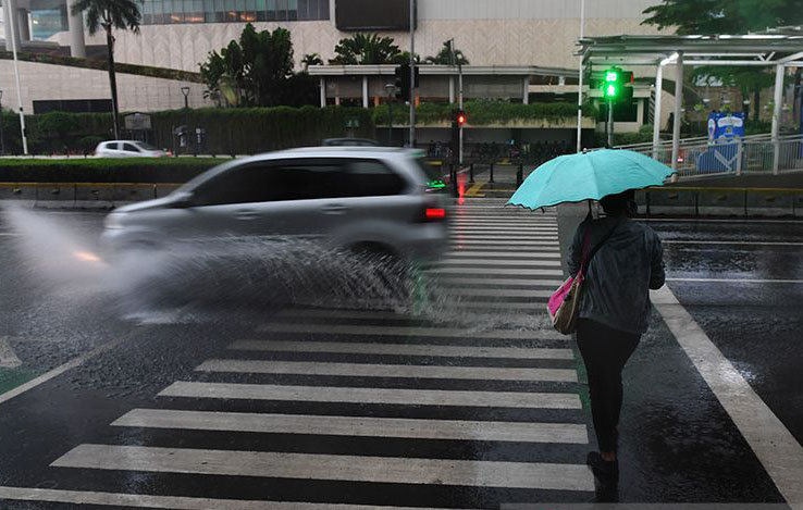 BMKG prakirakan seluruh Jakarta hujan pada siang-sore hari