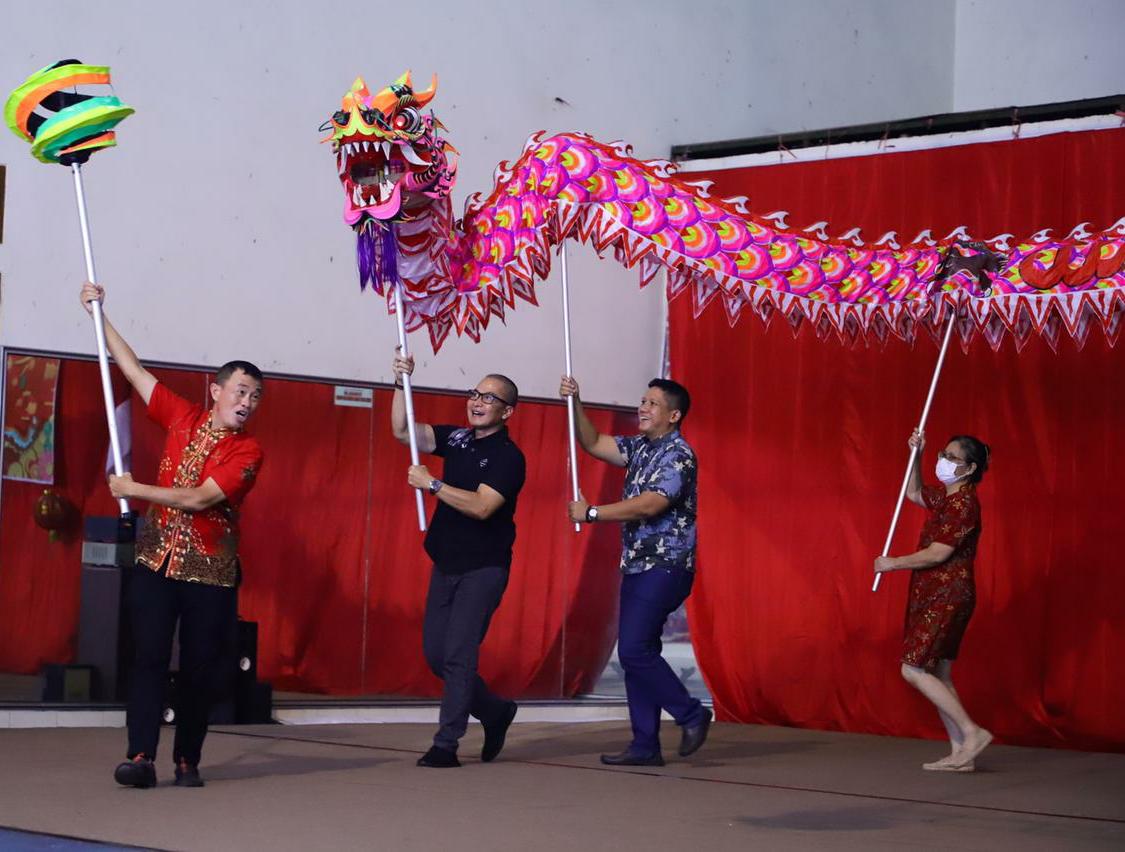 Bukti nyata toleransi di Kudus, Bupati ikut main liong perayaan Cap Go Meh