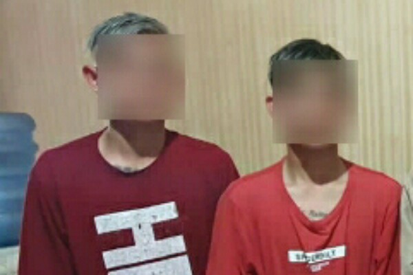 Tim ROTR Polresta Manado tangkap dua terduga pelaku perusakan mobil di Tanjung Batu