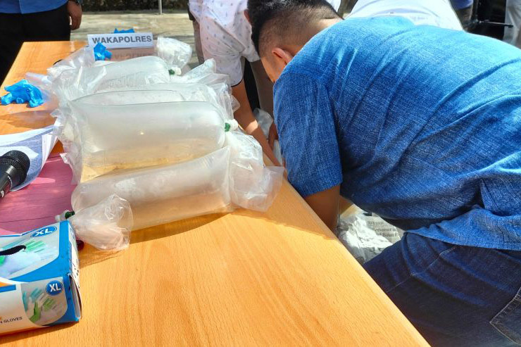Polres sebut penyelundupan ribuan benur lobster rugikan negara Rp1,4 miliar