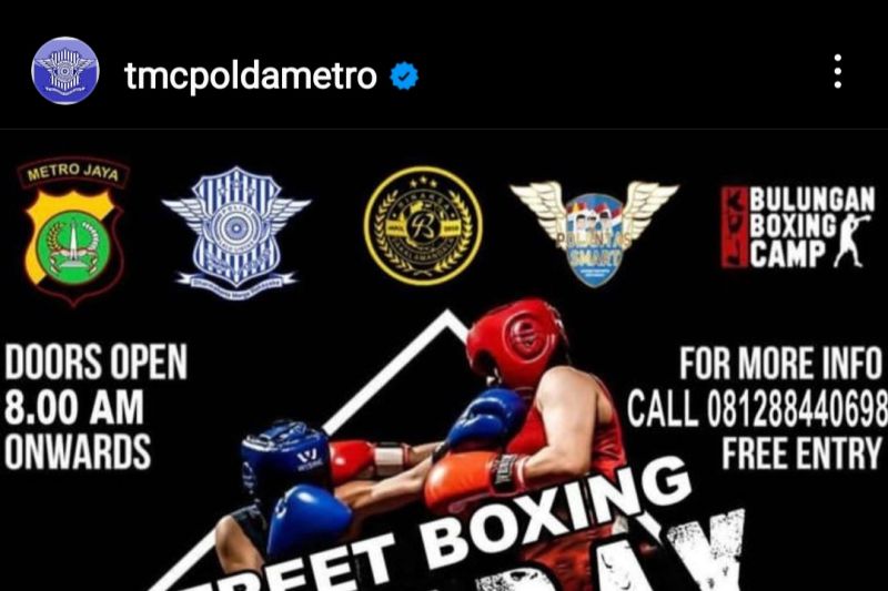 Polda Metro Jaya gelar Street Boxing untuk kurangi kenakalan remaja