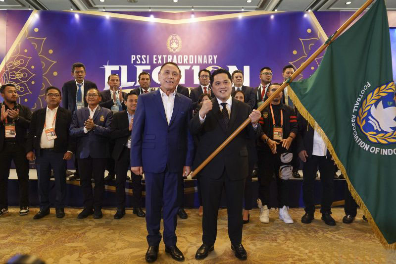 Erick Thohir merasa belum menang meski terpilih jadi Ketum PSSI Erick Thohir merasa belum menang meski terpilih jadi Ketum PSSI
