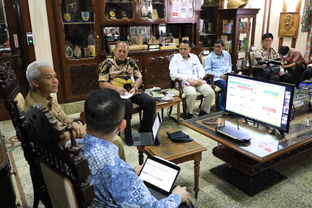 Atasi inflasi dari hulu ke hilir, Ganjar gandeng Bulog dan Polda Jateng Atasi inflasi dari hulu ke hilir, Ganjar gandeng Bulog dan Polda Jateng