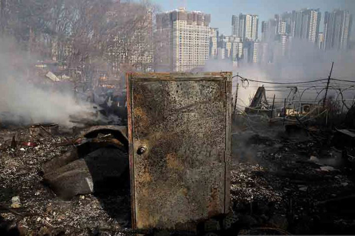 500 orang dievakuasi akibat kebakaran di daerah kumuh di Seoul