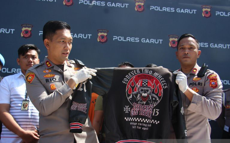 Polres Garut tangkap pimpinan geng motor resahkan masyarakat