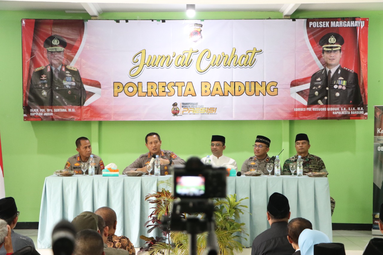Tampung aspirasi warga, Polres Bandung gelar Jumat Curhat Tampung aspirasi warga, Polres Bandung gelar Jumat Curhat