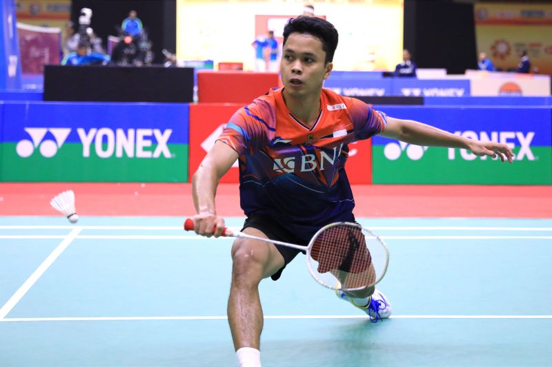Butuh 81 menit Ginting singkirkan Lu Guang Zu di New Delhi