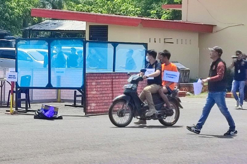 35 adegan dilangsungkan pada rekonstruksi pembunuhan anak di Makassar