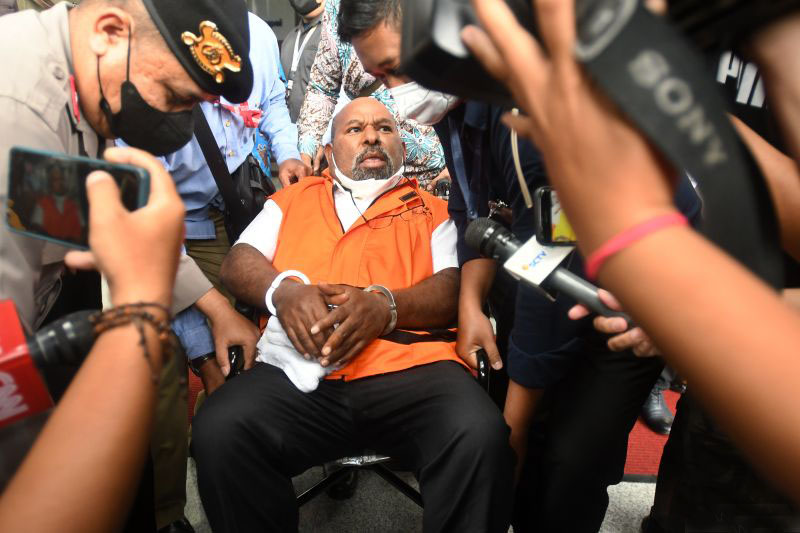 KPK sebut tak ada hak asasi Lukas Enembe yang dilanggar
