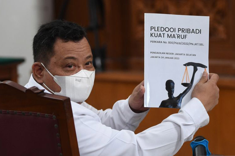 Pengacara kembali bantah Kuat Maruf bersekongkol dengan Sambo Pengacara kembali bantah Kuat Maruf bersekongkol dengan Sambo