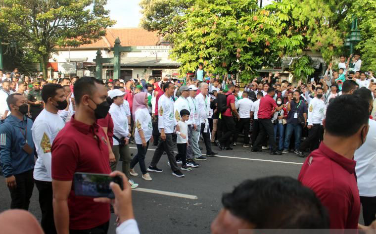 Presiden Jokowi apresiasi perhelatan Porseni NU dan jalan sehat Presiden Jokowi apresiasi perhelatan Porseni NU dan jalan sehat