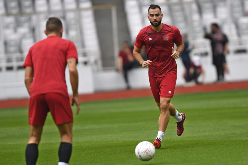 Penyerang timnas Vietnam Nguyen Tien Linh waspadai Jordi Amat Penyerang timnas Vietnam Nguyen Tien Linh waspadai Jordi Amat