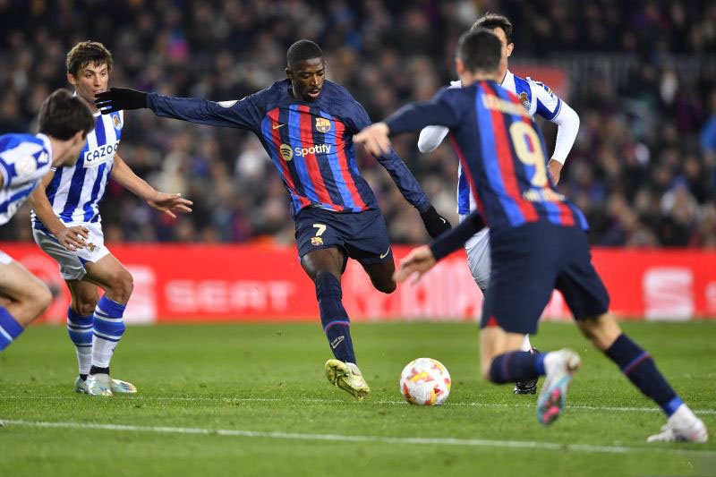 Gol tunggal Dembele bawa Barcelona ke semifinal Piala Raja Spanyol Gol tunggal Dembele bawa Barcelona ke semifinal Piala Raja Spanyol