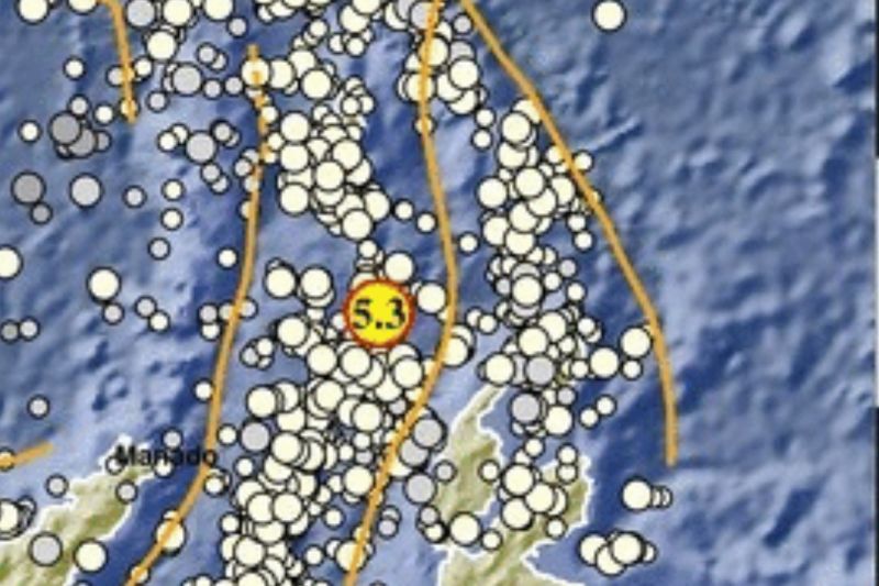 Gempa magnitudo 5,9 guncang Melonguane Sulawesi Utara Gempa magnitudo 5,9 guncang Melonguane Sulawesi Utara