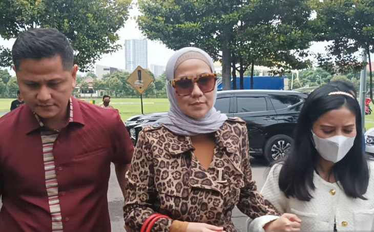 Venna Melinda serahkan bukti-bukti kasus KDRT