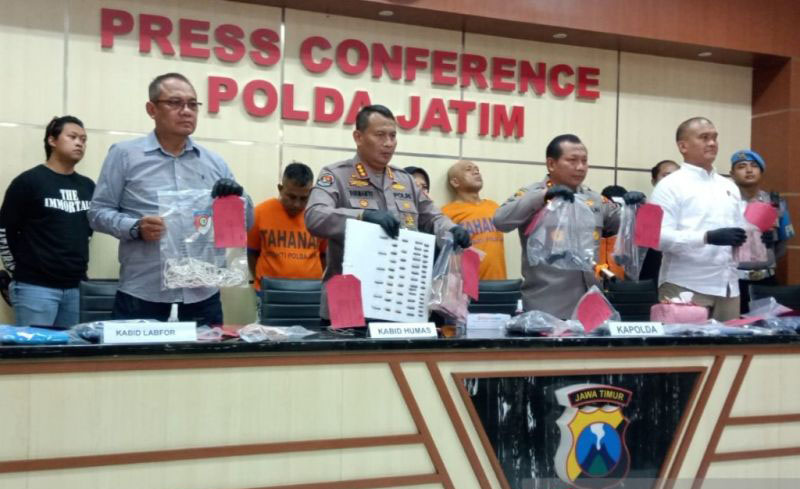 Polisi bekuk tiga perampok di rumah dinas Wali Kota Blitar