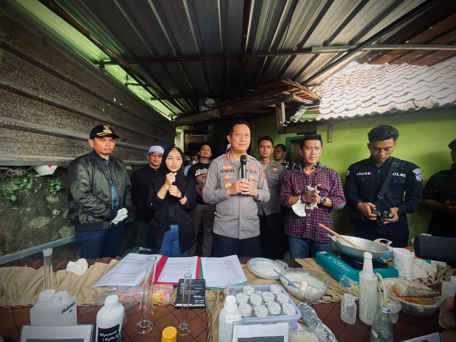Home industry pembuatan sabu di Ciwidey digrebeg polisi