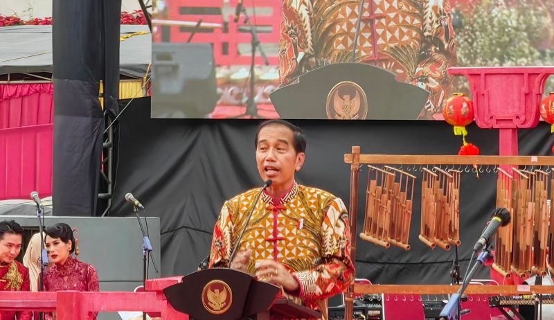Presiden ajak kembali bekerja keras saat hadiri Imlek Nasional 2023