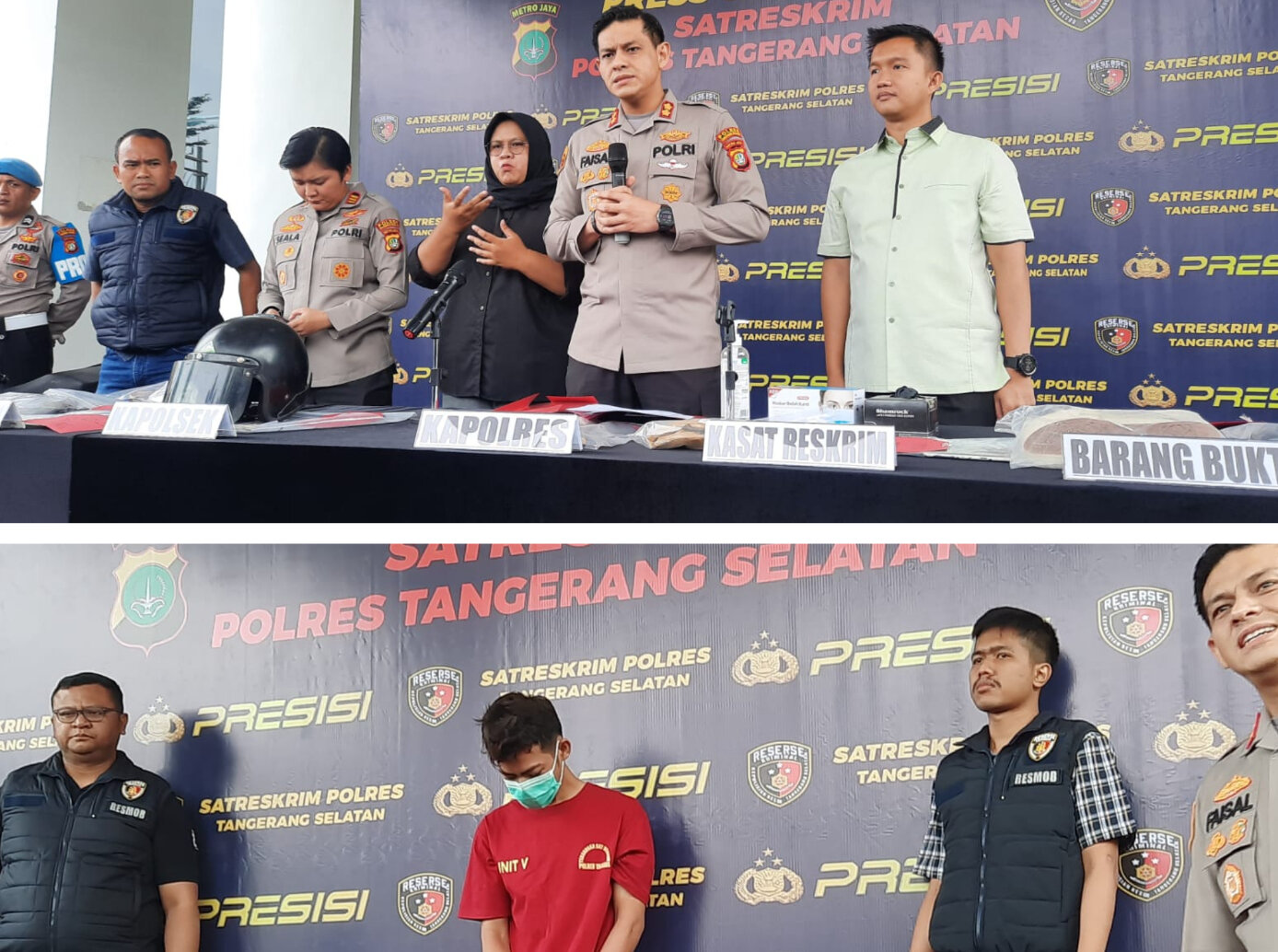 Tim gabungan Polres Tangsel tangkap pelaku pembunuhan tukang ojek pangkalan Tim gabungan Polres Tangsel tangkap pelaku pembunuhan tukang ojek pangkalan
