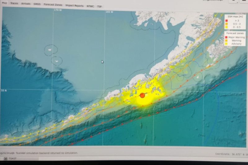 Gempa M7,1 di Alaska tidak berpotensi tsunami di wilayah Indonesia Gempa M7,1 di Alaska tidak berpotensi tsunami di wilayah Indonesia